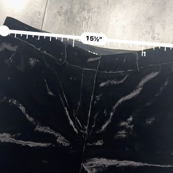 Filles a Papa | M | velvet Black Skinny Pants with Tapered Ankle - Picture 13 of 16